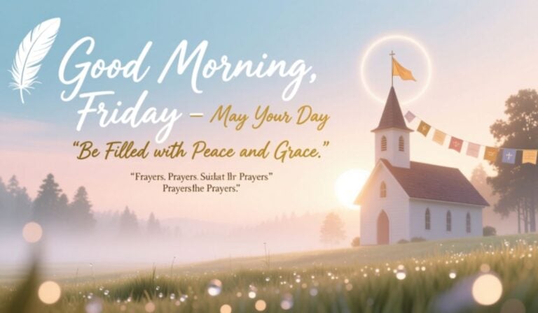 160+ Good Morning Friday Blessings Images, Quotes & Prayers for a Peaceful Start