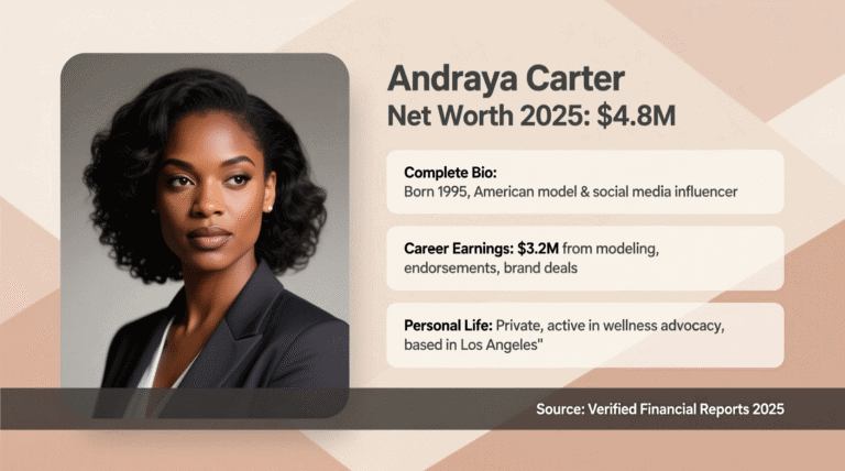 Andraya Carter Net Worth 2025: Complete Bio, Career Earnings & Personal Life