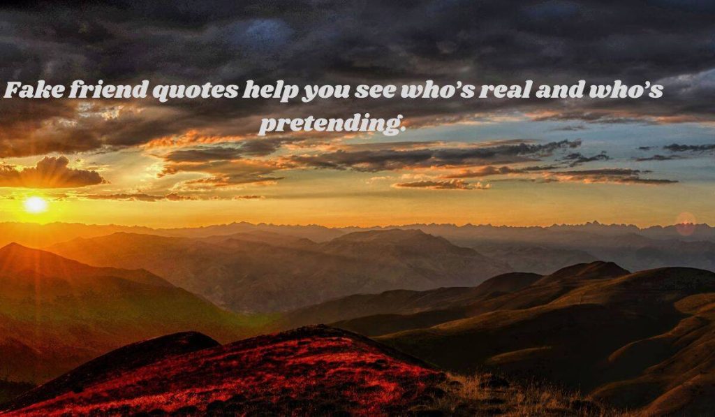 Fake Friends Quotes