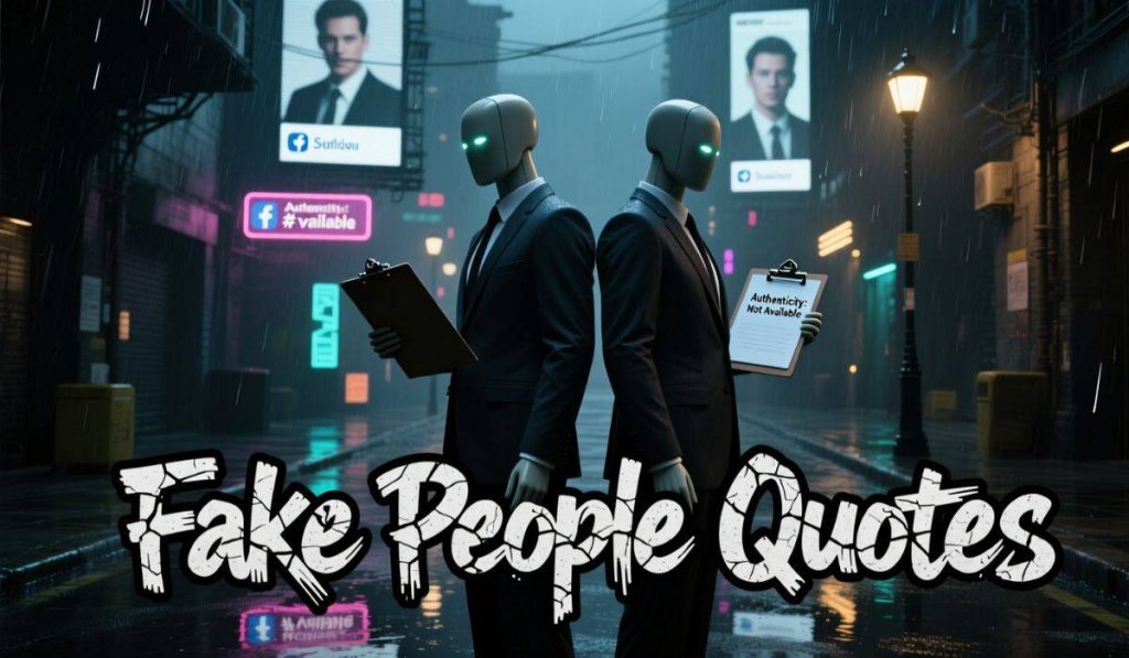 Fake People Quotes