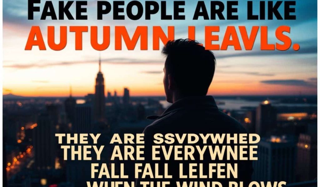 Sarcastic Quotes about Fake People