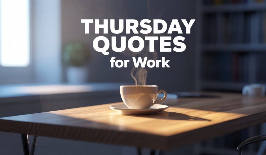 Thursday Quotes For Work