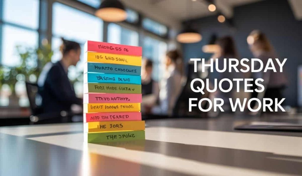 Thursday Quotes For Work